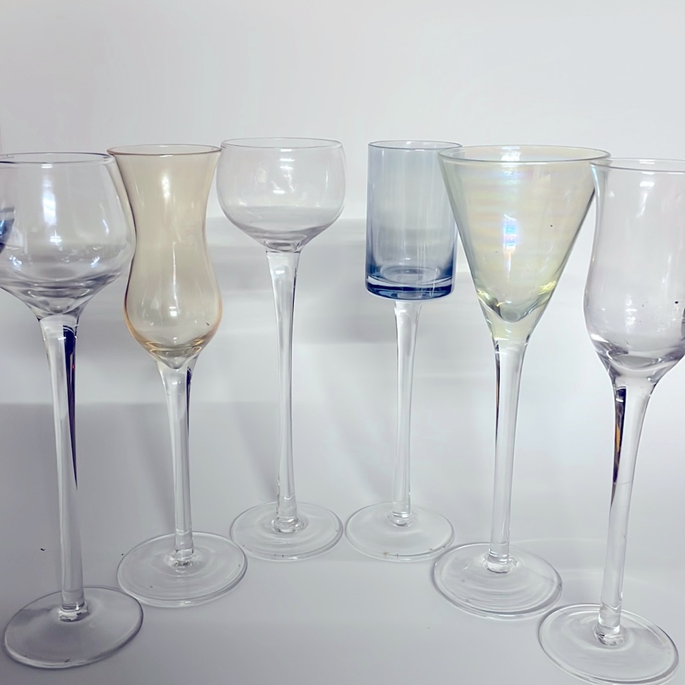 Pottery Barn Holiday Cordials. Set of six. New